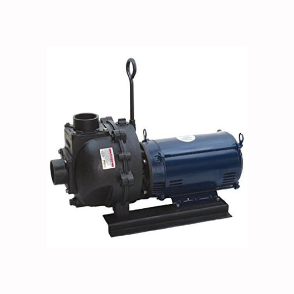 Banjo 333 Series Cast Iron Pump with Electric Motor-Mid-South Ag. Equipment