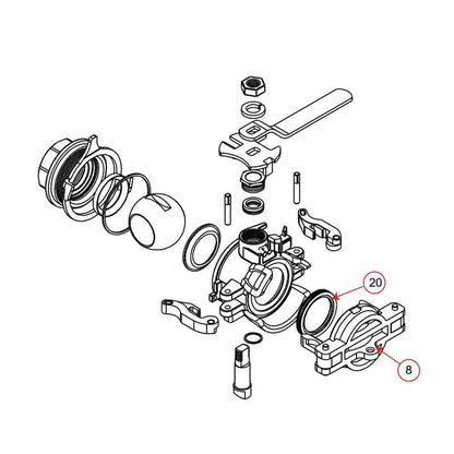Banjo DM200APL - Dust Plug-Mid-South Ag. Equipment