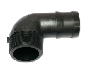 Banjo HB150-90 - 1-1/2" MPT X 1-1/2" Poly Hose Barb 90Degree - Schedule 80-Mid-South Ag. Equipment