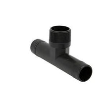 Banjo HBT150-150 - 1 1/2" Hose Barb x 1 1/2" Hose Barb x 1 1/2" Male Thread Hose Barb Tee with 300 PSI-BANJO-Mid-South Ag. Equipment