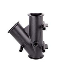 Banjo M300YG45 - 3" Full Port 45 Degree Y Flange with 3/4" Gauge Port & 200 Max PSI-BANJO-Mid-South Ag. Equipment