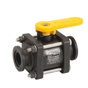 Banjo MV100CF - 1" Flange Ball Valve with 300 Max PSI, 1" Pipe Size & 1" Opening Thru Ball-BANJO-Mid-South Ag. Equipment