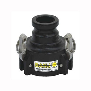 Banjo Poly Cam Lever Coupling - 3" Female Coupler with 3 Arms - 2" Male Adapter-Mid-South Ag. Equipment