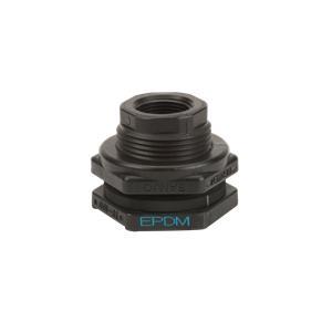 Banjo TF100 - 1" Poly Bulkhead EPDM Tank Fitting with 2 1/4" Hole Size & 300 PSI-BANJO-Mid-South Ag. Equipment
