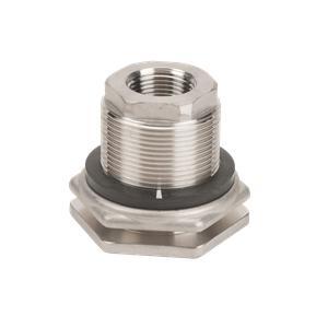 Banjo TF100SS - 1" Stainless Steel Bulkhead Tank Fitting with 2 1/4" Hole Size & 300 PSI-BANJO-Mid-South Ag. Equipment
