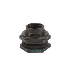 Banjo TF125 - 1 1/4" Poly Bulkhead EPDM Tank Fitting with 2 1/4" Hole Size & 300 PSI-BANJO-Mid-South Ag. Equipment