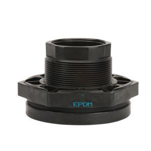 Banjo TF400 - 4" Poly Bulkhead EPDM Tank Fitting with 5 3/4" Hole Size & 225 PSI-BANJO-Mid-South Ag. Equipment