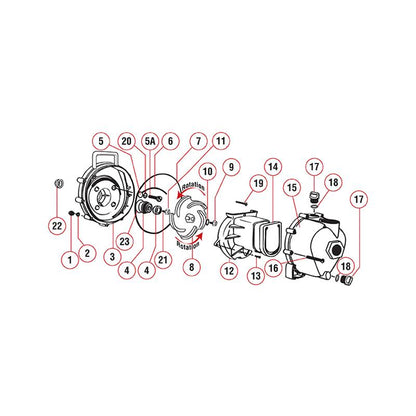 Banjo V07019 - Stainless Steel Body Nuts-Mid-South Ag. Equipment