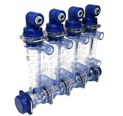 CDS-John Blue VisaGage II - 4 Row Flow Monitors with 1/4" push-connect fitting - SMSS4-PE14-Mid-South Ag. Equipment