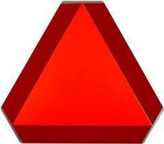 Decal -SLOW MOVING VEHICLE - Orange/Red - NH3 Safety Decal-Mid-South Ag. Equipment