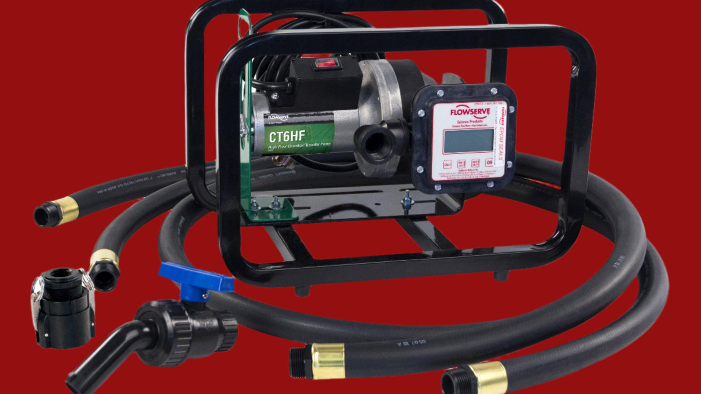 Flowserve CT6 - High Flow Caddy Pump System with Meter - EPDM Seals-Mid-South Ag. Equipment