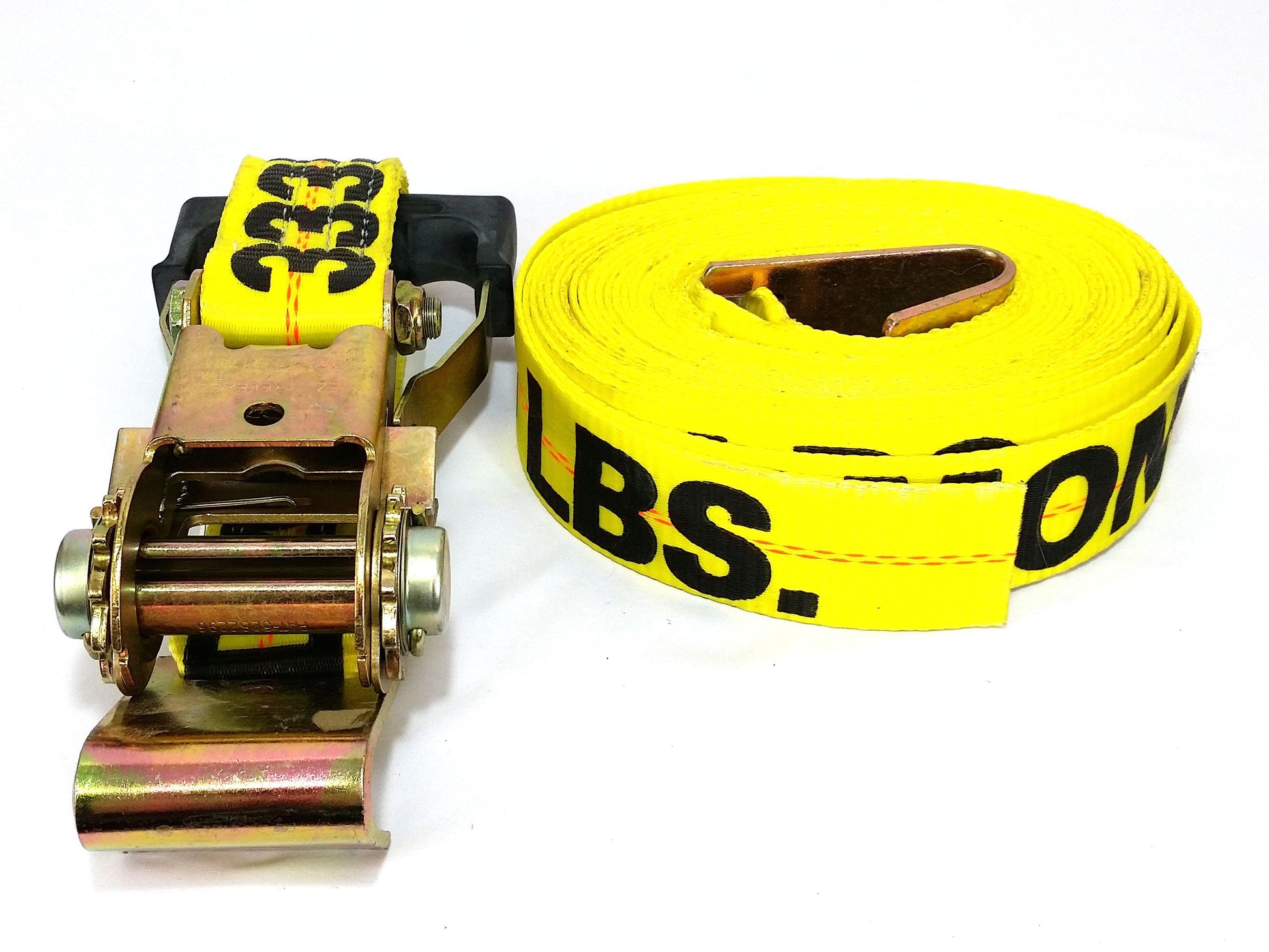 Heavy Duty Ratchet Strap - 2" X 27' - Flat Hook-Mid-South Ag. Equipment