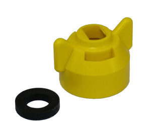 Hypro - CAP00-02 - Standard Cap with Gasket - Yellow-Mid-South Ag. Equipment