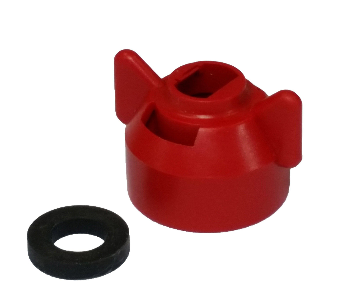 Hypro - CAP00-04 - Standard Cap with Gasket - Red-Mid-South Ag. Equipment