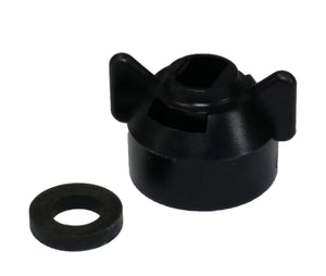 Hypro - CAP00-20 - Standard Cap with Gasket - Black-Mid-South Ag. Equipment