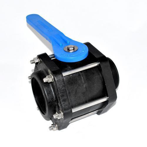 Norwesco 62046 - 2" Standard Port 6-Bolt Ball Valve MPT X FPT-Mid-South Ag. Equipment