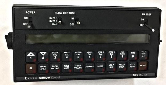 Raven SCS 660 Spray Console Controller with Master Switch - 063-0172-542-Mid-South Ag. Equipment