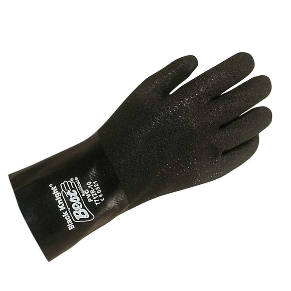 Showa Best 7712R-10 - Black Knight PVC Glove-Mid-South Ag. Equipment