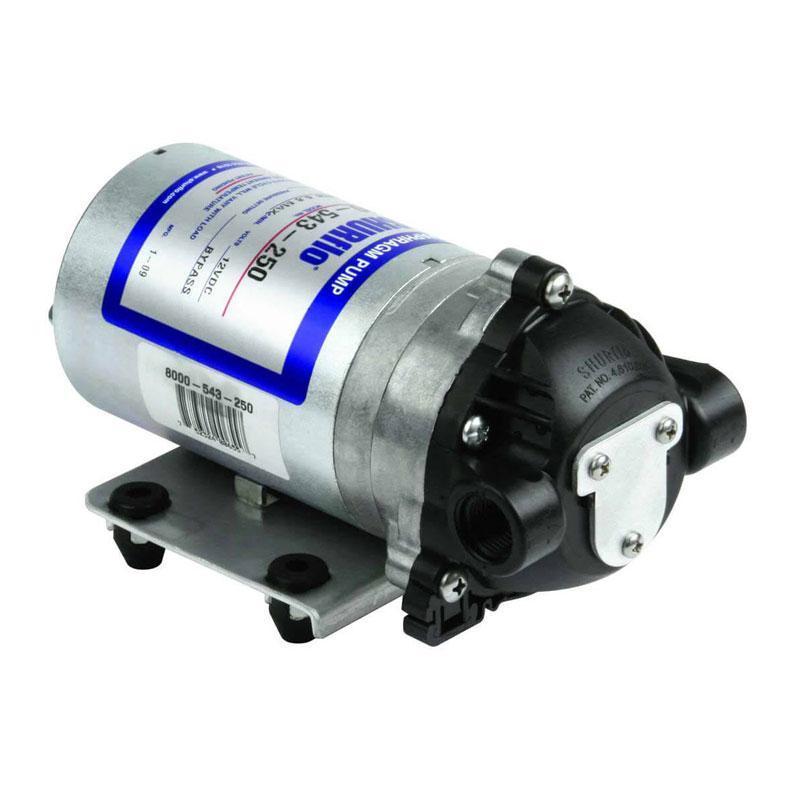 Hypro Shurflo Diaphragm Pump Bypass 12VDC 3/8" NPT Female with Reversed Pumphead-Mid-South Ag. Equipment