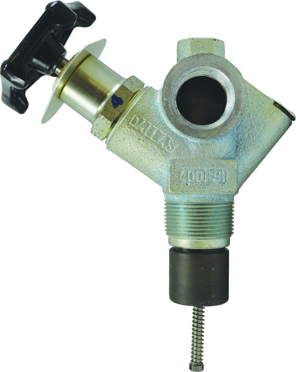 Squibb-Taylor A520R - NH3 Liquid Withdrawal Valve -1-1/4" MPT X 1" FPT with Built-In Relief Valve-Mid-South Ag. Equipment