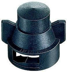 TeeJet - 19843-NYR - Quick TeeJet Shutoff Cap with Gasket - Black-Mid-South Ag. Equipment