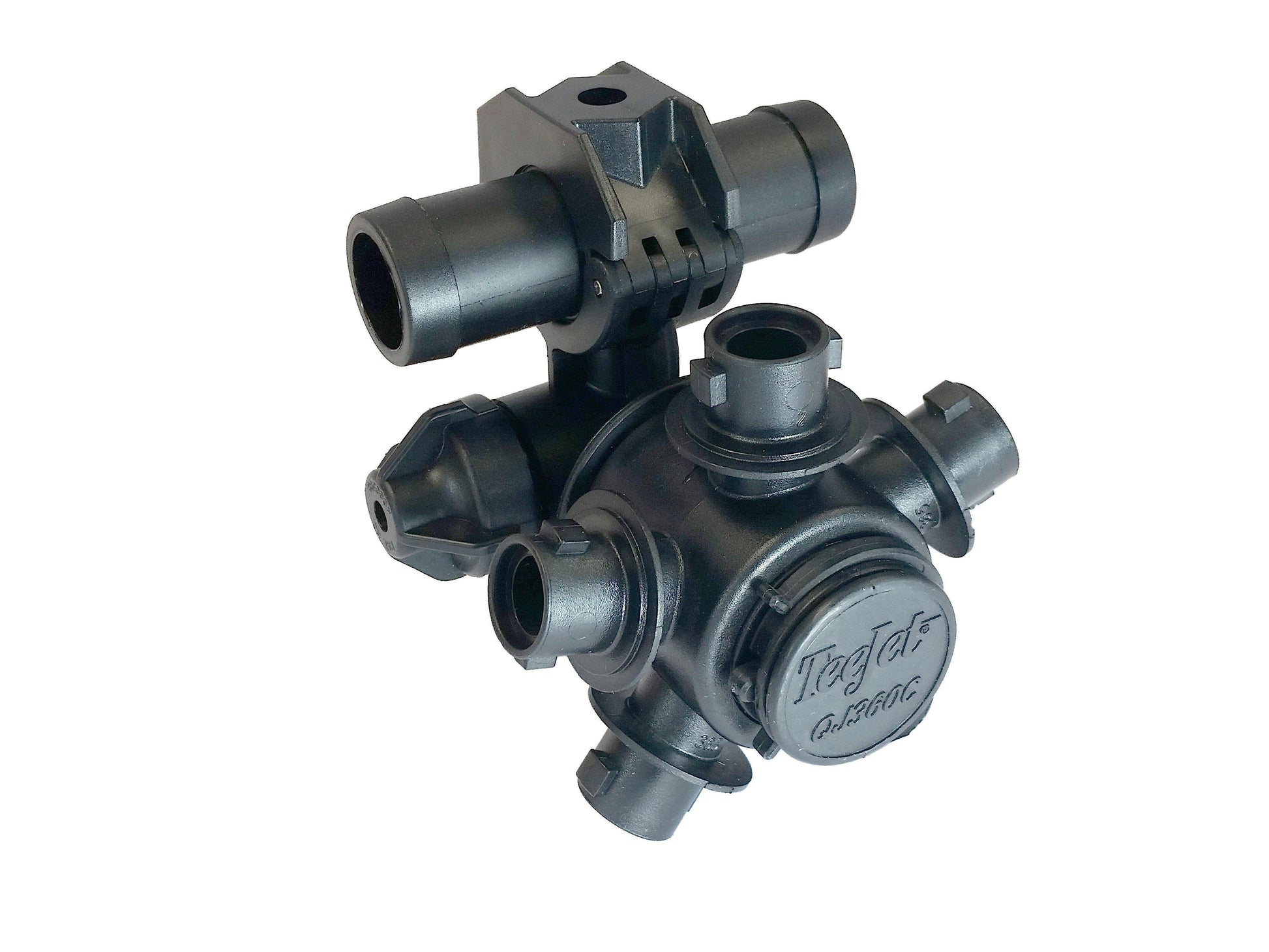 TeeJet - QJ365C-750-2-NYB - 5-Way Nozzle Body - Dry Boom - Double 3/4" Hose-Mid-South Ag. Equipment