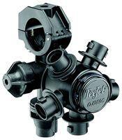 TeeJet - QJ365F-1-NYB - 5-Way Nozzle Body with Fertilzer Outlet - Wet Boom - 1" Pipe-Mid-South Ag. Equipment