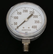 Valley Industries - 2-1/2" - 400 P.S.I. Stainless Steel Nh3 Pressure Gauge - 2180DSX400-Mid-South Ag. Equipment