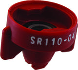 Wilger - SR110-04 - ComboJet SR Series - Small Drop Flat Fan Nozzle - Red-Mid-South Ag. Equipment
